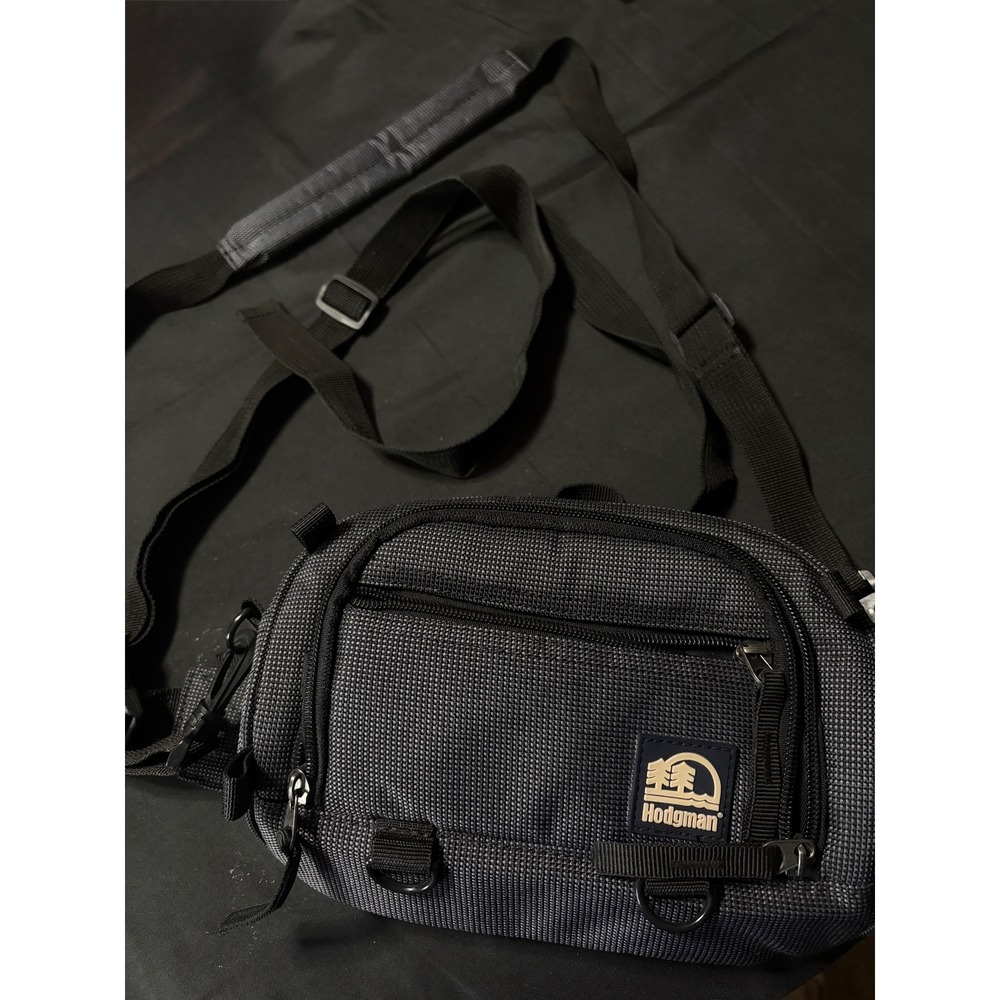 Hodgman Fly Fishing Sling Pack Chest Bag w/Foam Fly Patch & Storage Utility